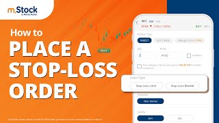 How to Place Stop Loss Orders on m.Stock | Easy Stop Loss Buy/Sell Orders | Advanced Order Type screenshot 2