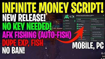 Fisch Script for INFINITE Money?! 🤑 AFK Auto-Fish, Dupe, Auto Farm Roblox Fisch Macro No Key Mobile