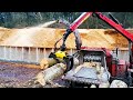 Amazing Modern Wood Chipper Heavy Duty Machine | Firewood Chipping | Biomass Recovery Mulcher.
