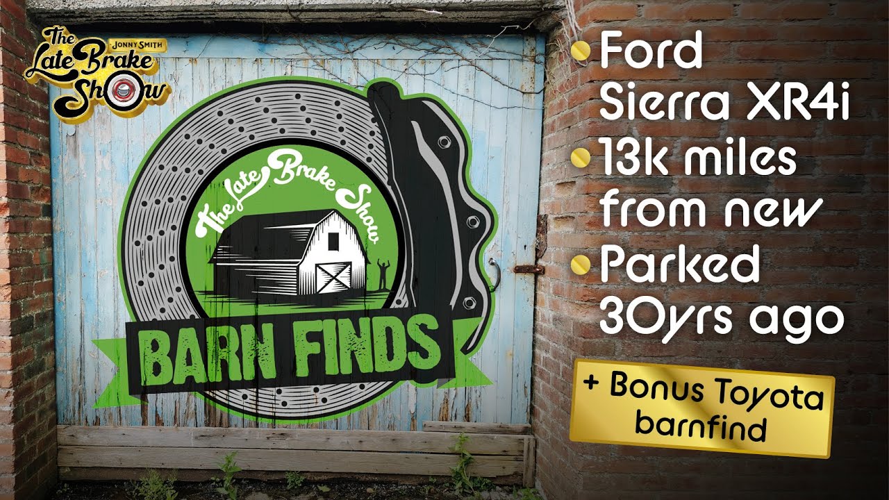 Barn Find Ford Sierra XR4i - derelict for 30 years (plus bonus 1 owner MR2!)