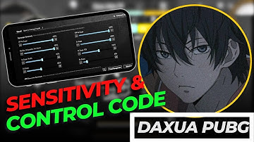 DAXUA LATEST SENSITIVITY AND CONTROL CODE | DAXUA CONTROL CODE | #daxua #daxuagaming
