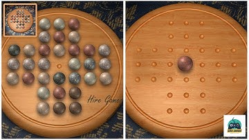 How To Win Peg Solitaire |Solo Noble Solution Solved Easily | Solitaire Level - Classic | Hire Games