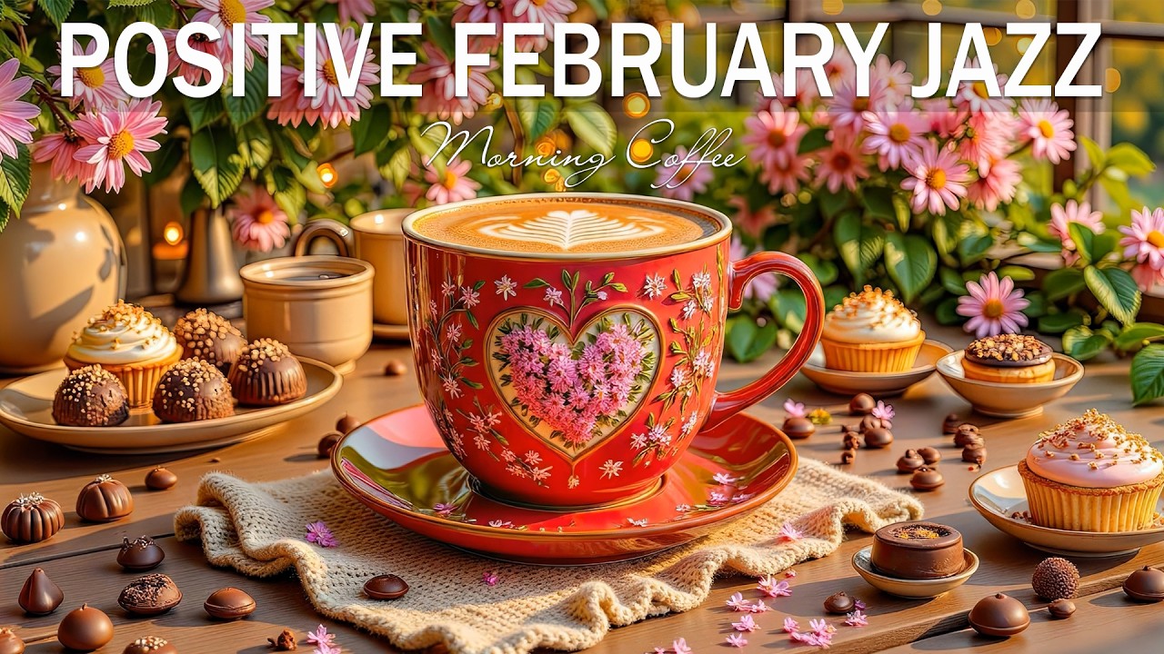 Positive February Jazz ☕ Smooth Bossa Nova Piano & Exquisite Coffee Jazz Music for Work & Focus
