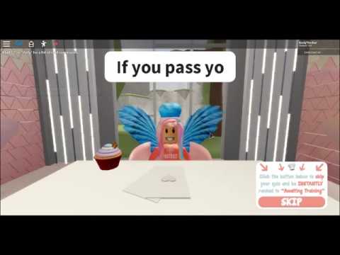 Applying For A Job At Pastriez Roblox Youtube