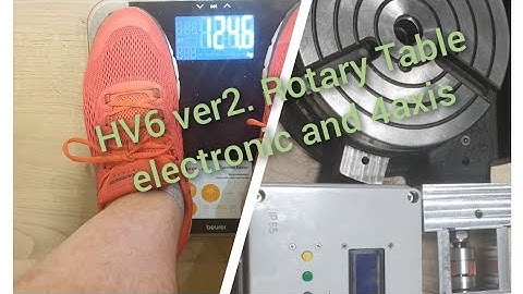 Как 2 Ампера 125кг вращали.HV6 rotary table electronic, ver 2. How 2 Amps 125kg rotated.