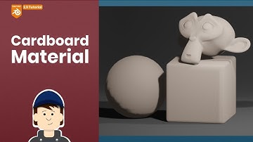How to make a procedural cardboard material in Blender [2.9]