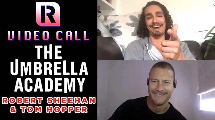 The Umbrella Academy's Robert Sheehan & Tom Hopper...