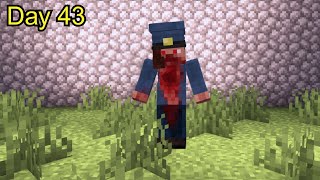 Day 43 Of Surviving 100 Days In Horror Minecraft