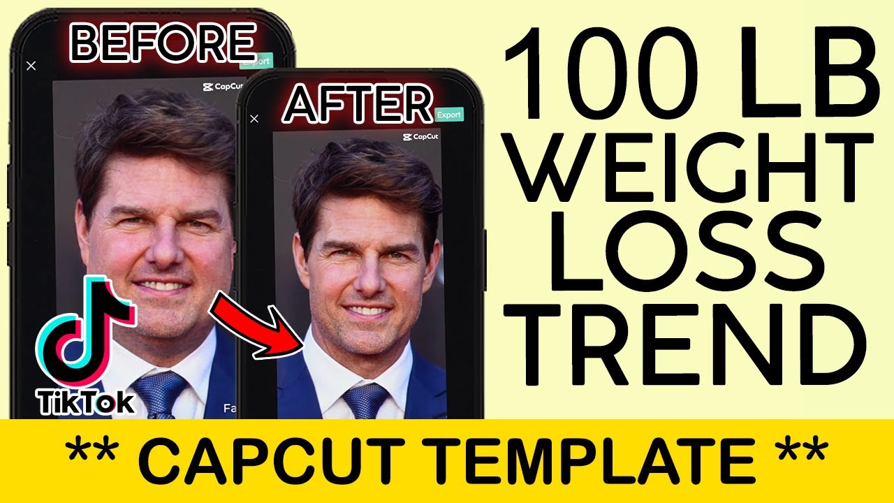 How to Create Lost 100 LBS Trend Video On Tiktok Slim Filter Tiktok