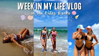 WEEK IN MY LIFE IN THE OUTER BANKS || beach days, bikinis & summer fun with the fam