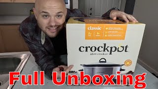 Full Unboxing / Overview | Crock-Pot 7 Quart Manual Slow Cooker