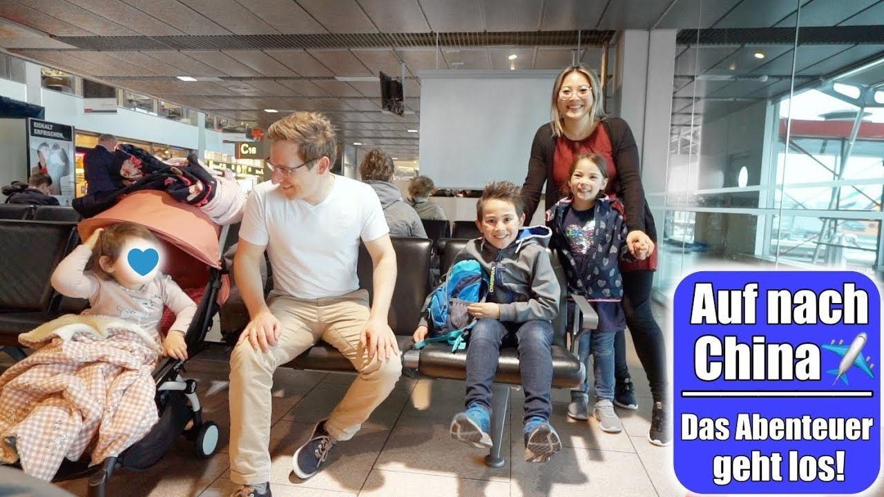 15 Std fliegen mit 3 Kindern nach China ✈️ Upgrade in Business Class? China VLOG 1 | Mamiseelen