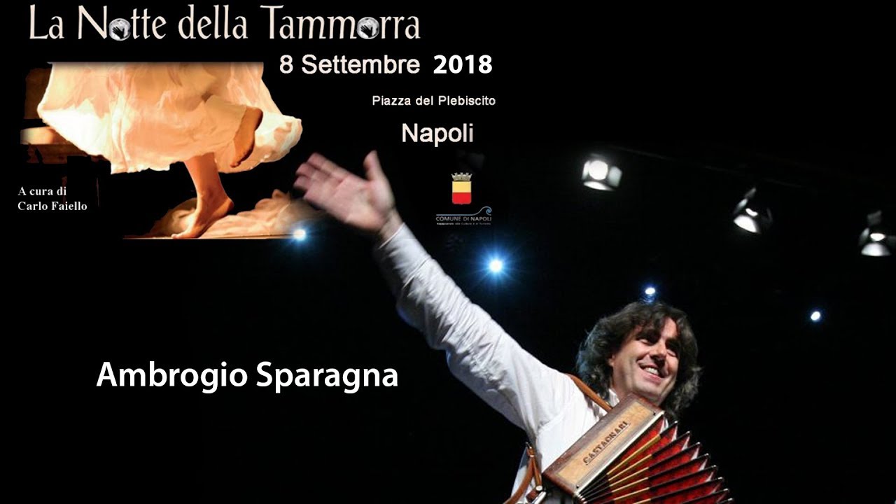 Ambrogio Sparagna a LA NOTTE DELLA TAMMORRA 2018