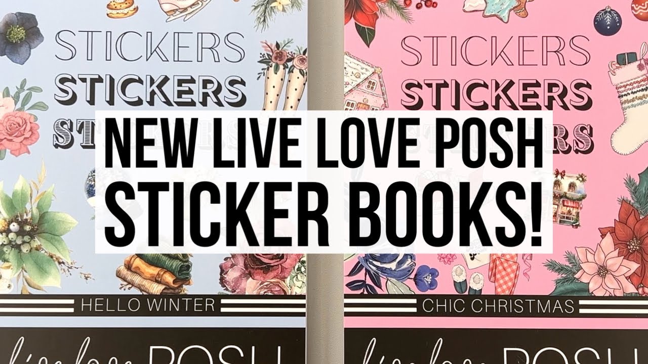 POSH WINTER STICKER BOOK – Live Love Posh