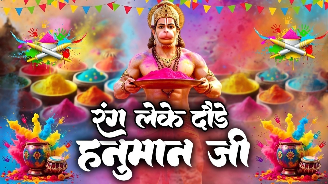 Rang Leke Daude Hanuman Ji | Sikha Rana | रंग लेके दौड़े हनुमान जी | Holi Special Hanuman Bhajan