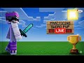 practising sward pvp live Minecraft
