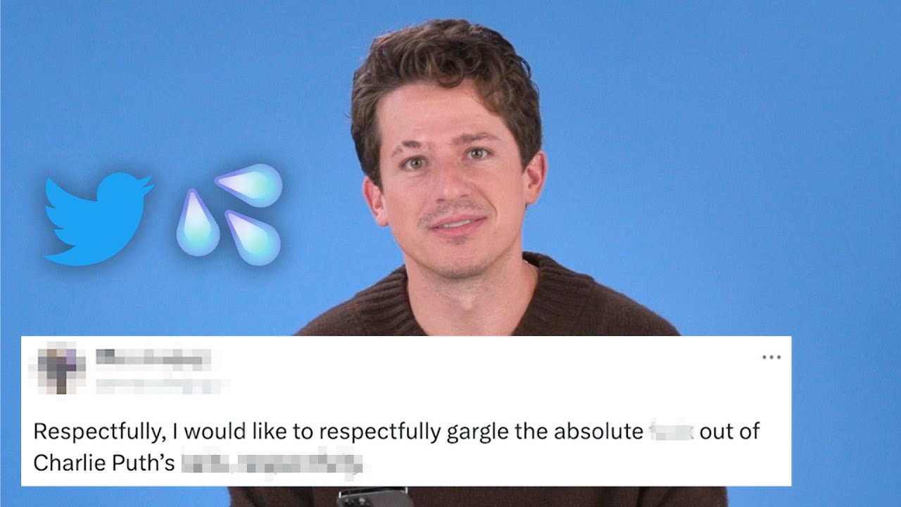 Charlie Puth Reads Thirst Tweets