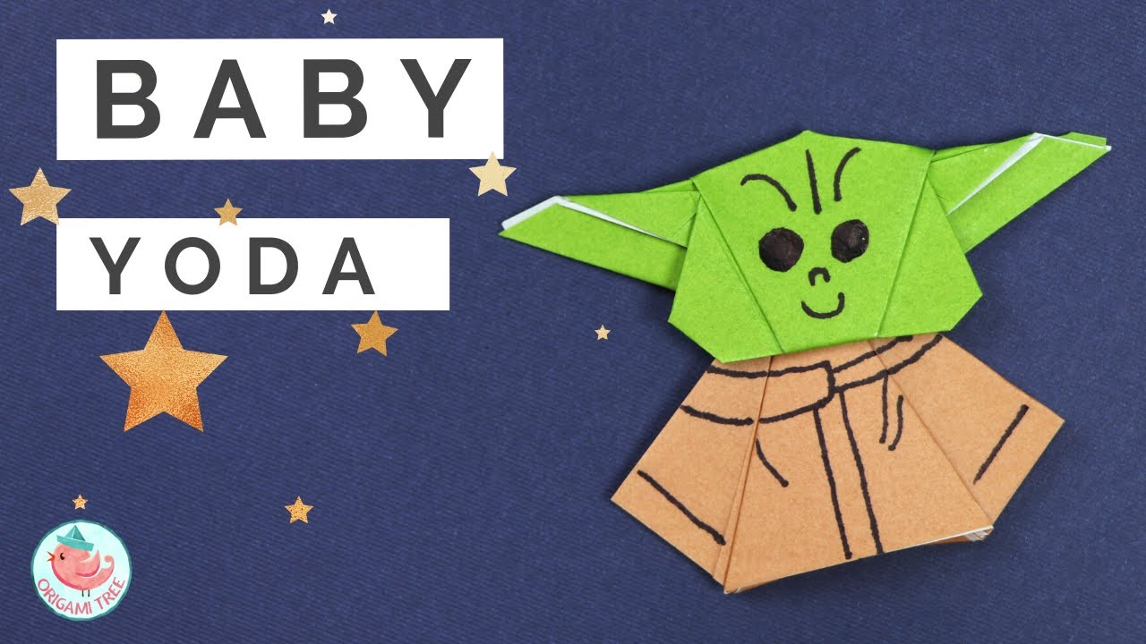 Origami Baby Yoda EASY Tutorial Jenny W. Chan YouTube