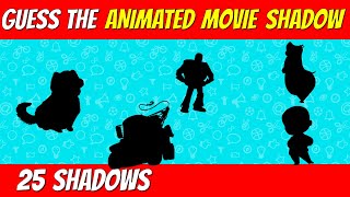 Guess the ANIMATED MOVIE CHARACTER from SHADOW | Cartoon quiz challenge