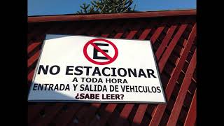 Carteles especial estacionamientos