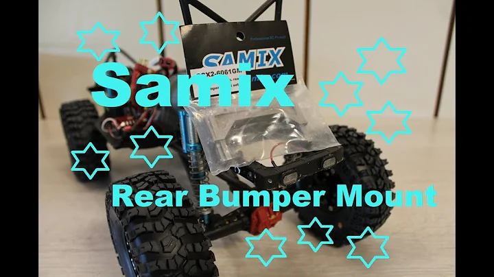 Axial SCX10 II Honcho Ep.15 -- SAMIX Aluminium Rear Bumper Mount