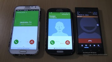 Fake call Over the Horizon& Incoming call&Outgoing call at the Same time Samsung Galaxy Note 2+Dooge