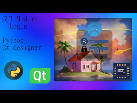 MODERN GUI - LOGIN - PYTHON - PYQT5