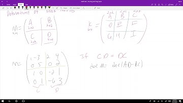 Math 240 - Chapter 3 - Determinants (Block Matrix Shortcut) - The Plug and Chug Series #7