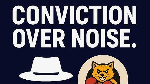 Conviction Over Noise: Why I