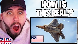 Brit Reacts to US Military - The Most Lethal Fighter Jet Ever Built | F-22 Raptor
