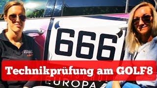 Abfahrkontrolle PKW Golf8 / Sicherheitsabfrage praktische Prüfung