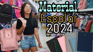 Comprando Meus Materiais Escolar 2024