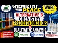2026 WAEC Chemistry Practical (Alternative B) Predicted Questions &amp; Answers to Qualitative Analysis 