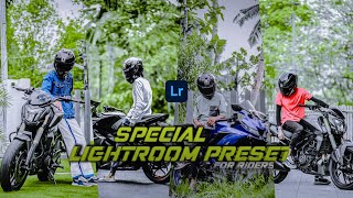 Glowing Green Lightroom Preset | How To Edit Bike Photos | Rider Preset | PROMARIA