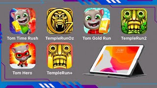Talking Tom vs. Temple Run: Talking Tom Time Rush,Temple Run Oz,Talking Tom Gold Run,Temple Run + screenshot 2