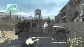 CoD : MW3 - Epic Throwing Knife Kill