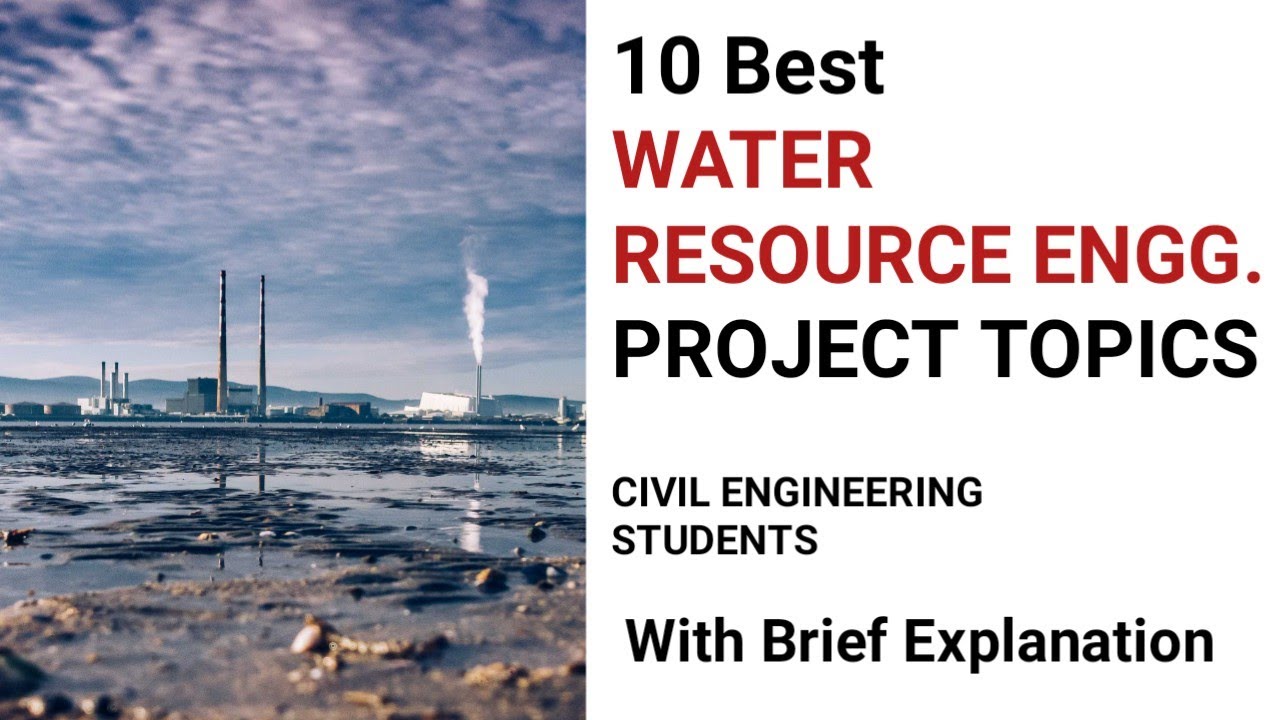 research topics in water engineering