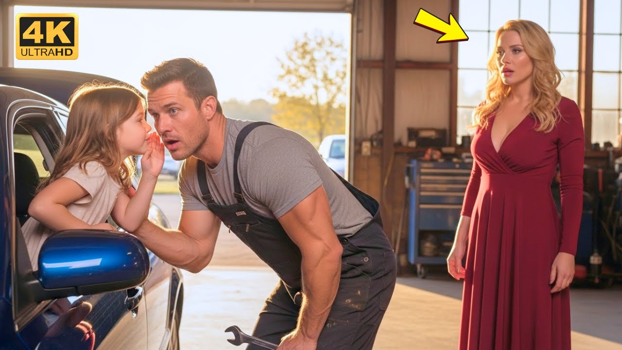 Single Dad Fixes Car for Free — Little Girl Inside Whispers, “She’s My Mom… Please Marry Her”