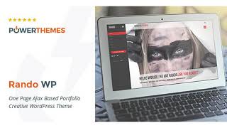 Rando | One Page Ajax Based Creative WP Theme | Themeforest Website Templates and Themes