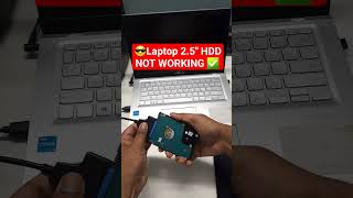 Laptop 2.5 SATA HDD NOT WORKING HOW TO FIX  Laptop HDD Data lost problem solved shorts hdd