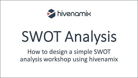 Simple SWOT Analysis using hivenamix