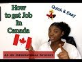 Finding Job in Canada🇨🇦//International student