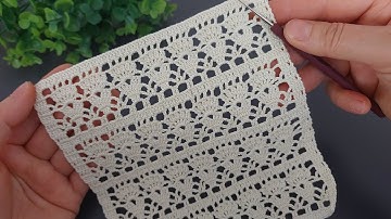 Elegant gehaakt kantontwerp 🌸 Eenvoudige en mooie patroontutorial voor beginners | DIY-trend van ...