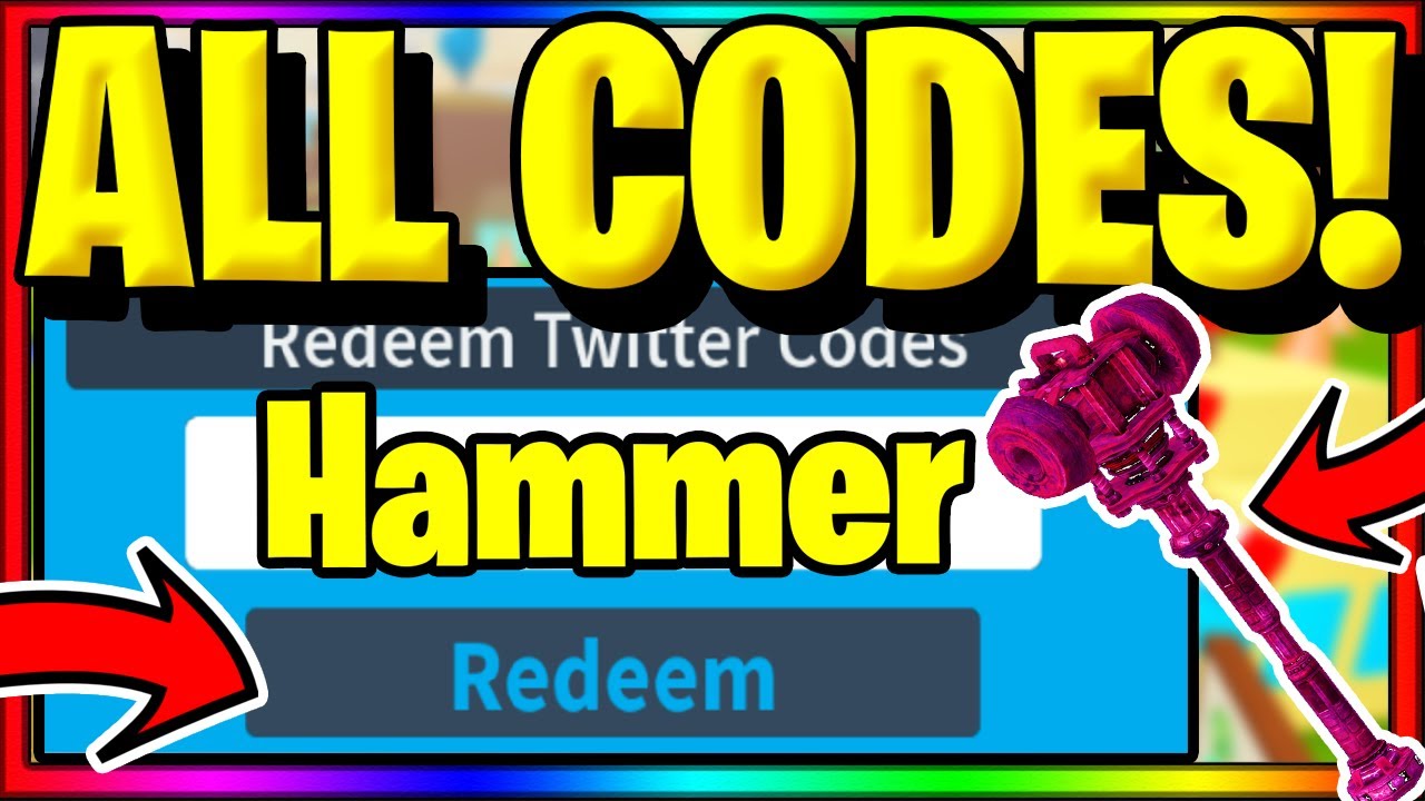 all-new-hammer-simulator-codes-roblox-codes-youtube
