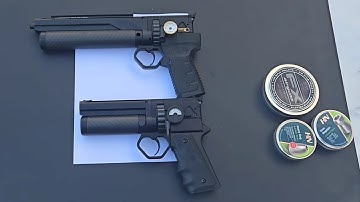 Huben GK1 (SUPER SHORTY) Most Compact Semi Auto Air Pistol.Still powerful?Winter Testing.