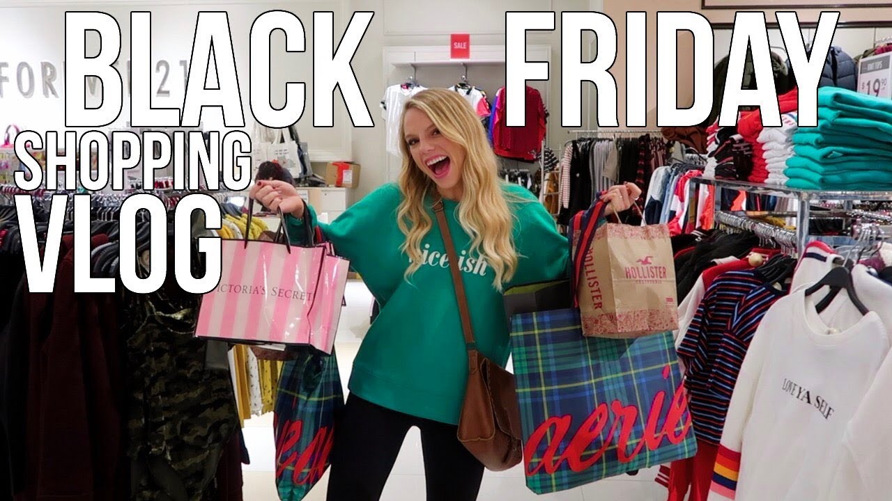 BLACK FRIDAY SHOPPING VLOG 2018!! We got caught by the cops…