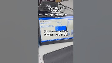 Configure SATA as “AHCI” from “IDE”(All Necessary Steps in Windows & BIOS) #shorts #pc #storage