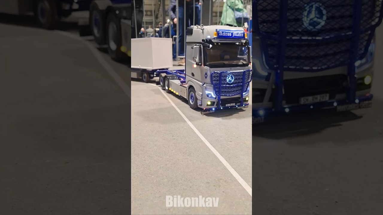 🚛 Scale Realism: Mercedes-Benz Actros RC Edition! 🛠️ - YouTube