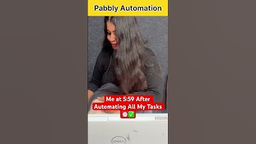Me at 5:59 After Automating All My Tasks ⏰✅ #trending #shorts