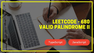 Leetcode   680   valid palindrome II   TypeScript   JavaScript
